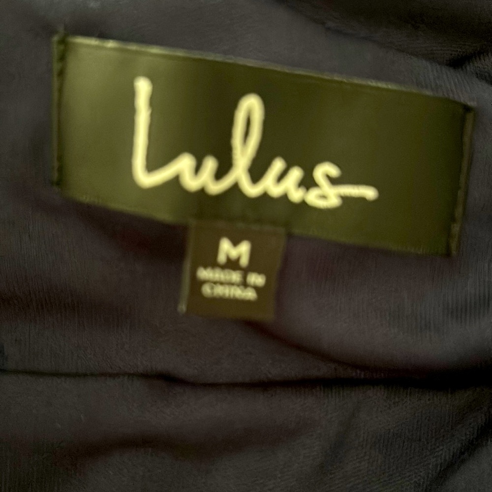 🆕NWT LULU’S Navy Blue Maxi DRESS💙Size Medium⭐️Brand NEW with Tags!!⭐️ - Picture 10 of 13